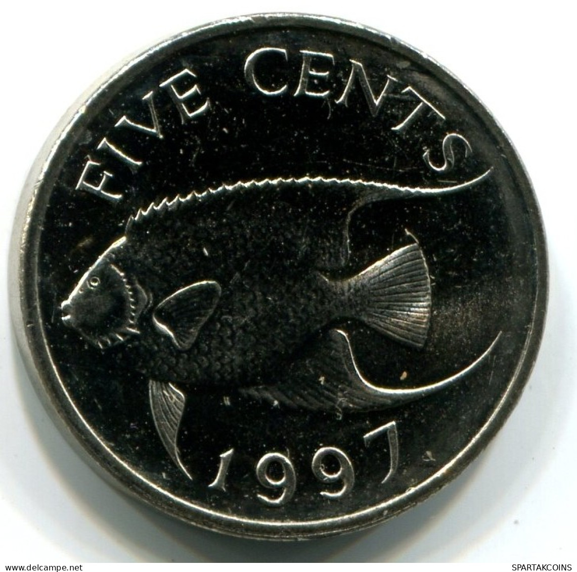 5 CENT 1997 BERMUDA Coin UNC #W11322.U.A - Bermudas