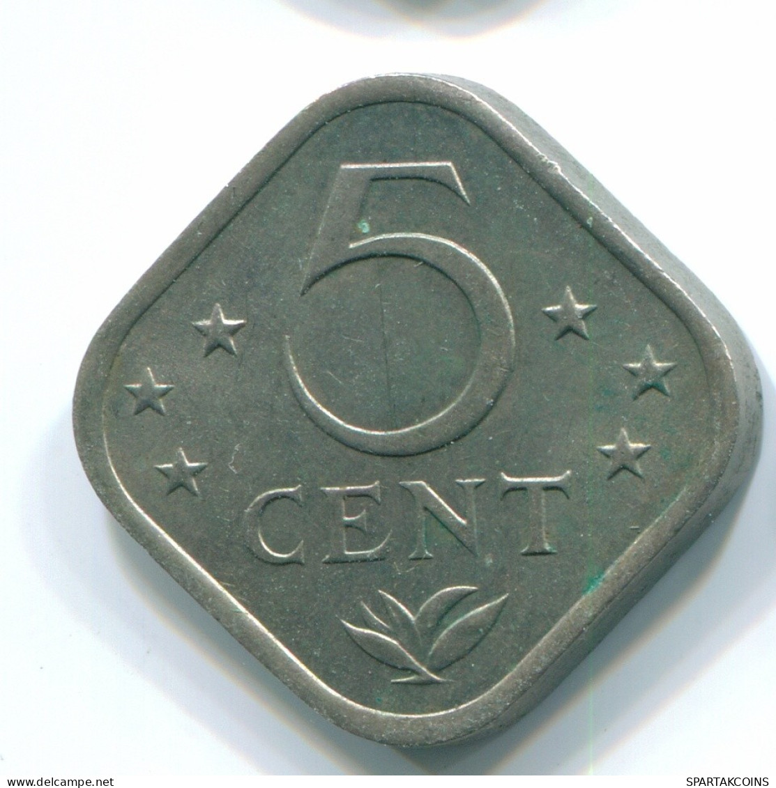 5 CENTS 1971 NIEDERLÄNDISCHE ANTILLEN Nickel Koloniale Münze #S12188.D.A - Nederlandse Antillen