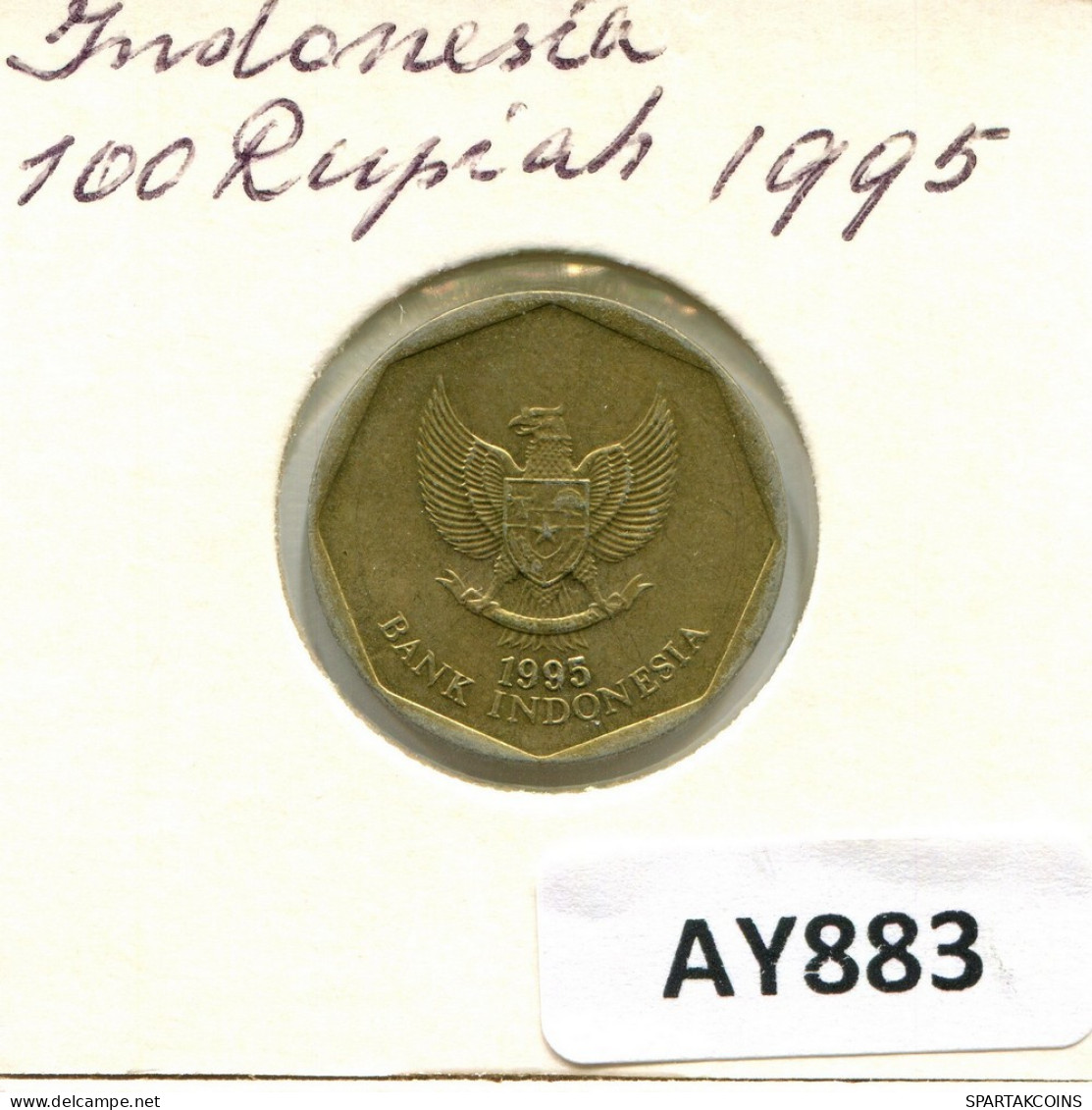 100 RUPIAH 1995 INDONESIA Coin #AY883.U.A - Indonesië