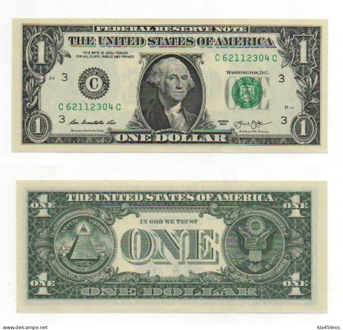 USA  1 Dollar 2013 Philadelphia UNC - Billets De La Federal Reserve (1928-...)