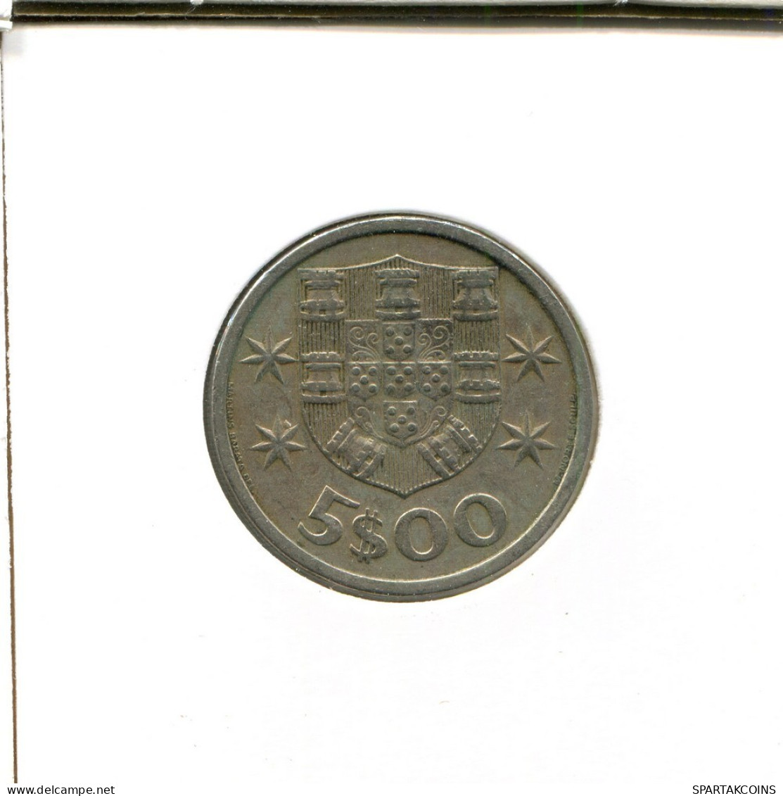 5 ESCUDOS 1969 PORTUGAL Moneda #AT372.E.A - Portogallo