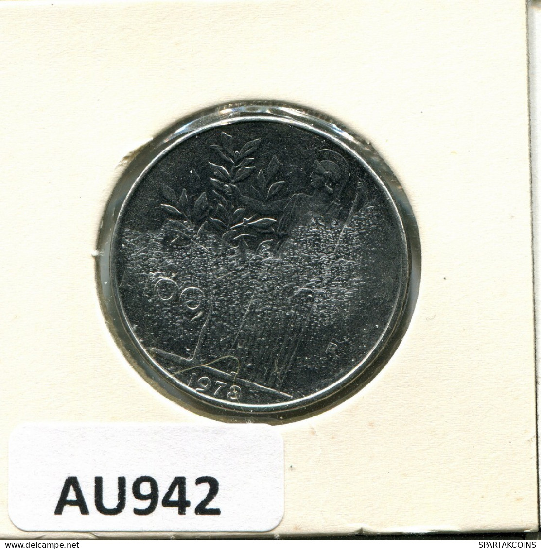 100 LIRE 1978 ITALY Coin #AU942.U.A - 100 Liras