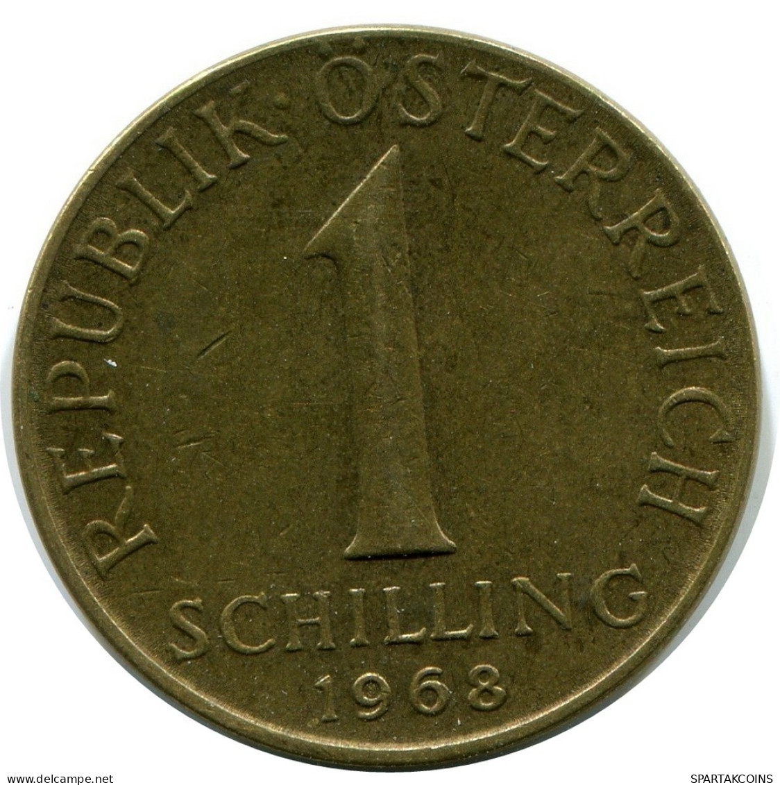1 SCHILLING 1968 AUSTRIA Moneda #AW807.E.A - Oesterreich
