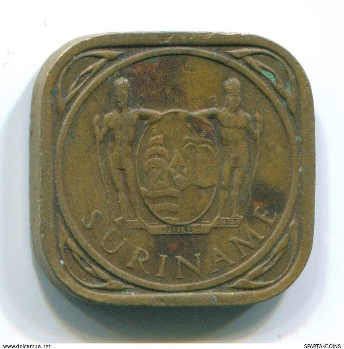 5 CENTS 1972 SURINAM NIEDERLANDE Nickel-Brass Koloniale Münze #S12925.D.A - Suriname 1975 - ...