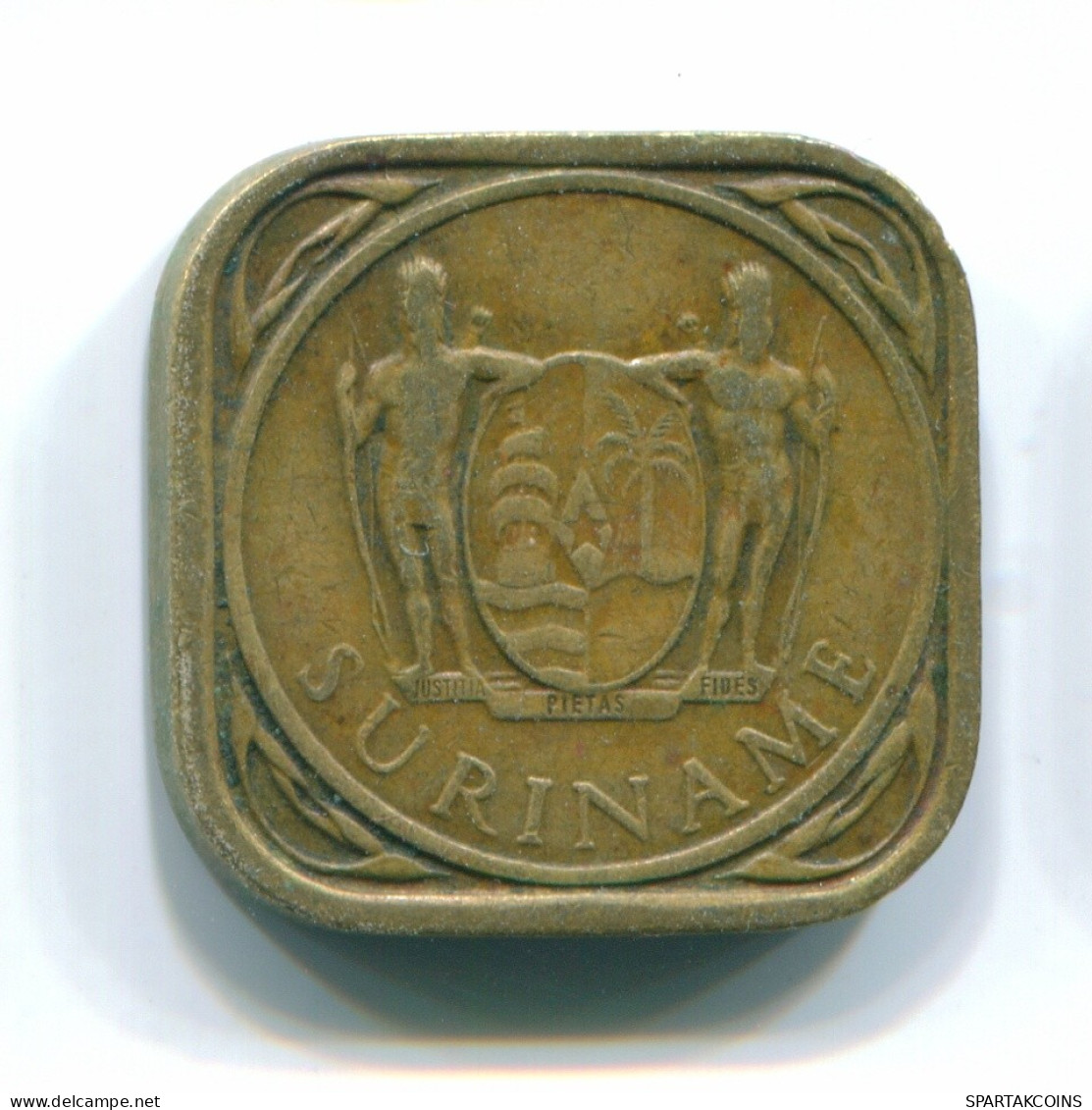 5 CENTS 1962 SURINAME Netherlands Nickel-Brass Colonial Coin #S12709.U.A - Surinam 1975 - ...