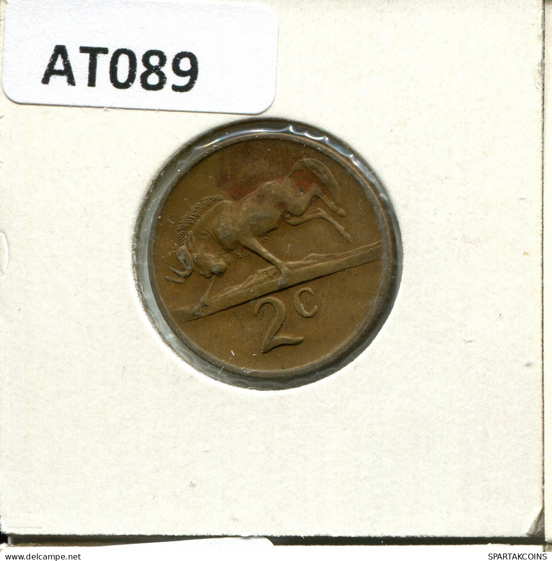 2 CENTS 1974 SÜDAFRIKA SOUTH AFRICA Münze #AT089.D.A - South Africa
