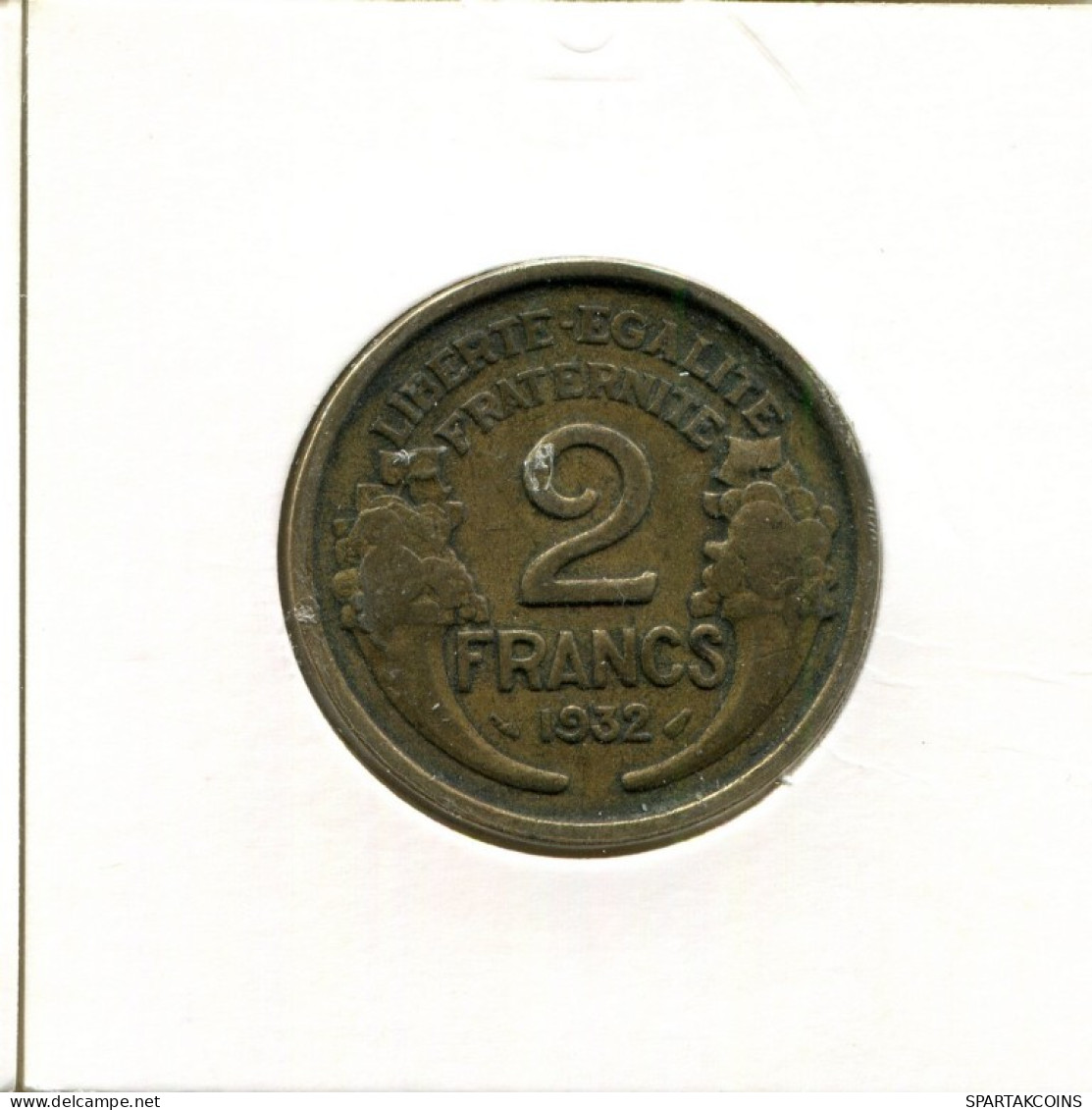 2 FRANCS 1932 FRANCIA FRANCE Moneda #AK695.E.A - 2 Francs