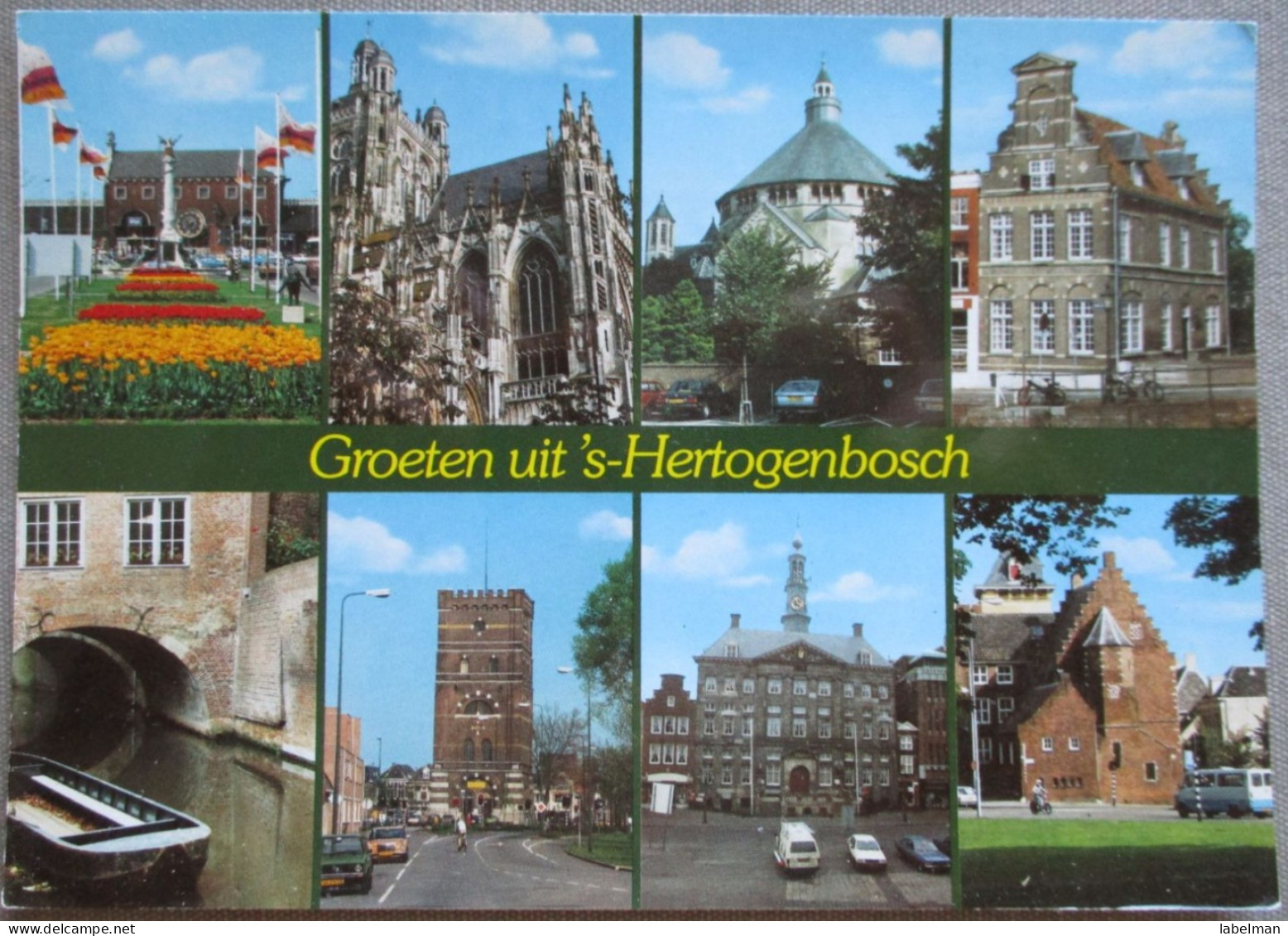 HOLLAND NETHERLAND S-HERTOGENBOSCH MULTI VIEW POSTCARD CARTOLINA ANSICHTSKARTE CARTE POSTALE POSTKARTE CARD KARTE - 's-Hertogenbosch