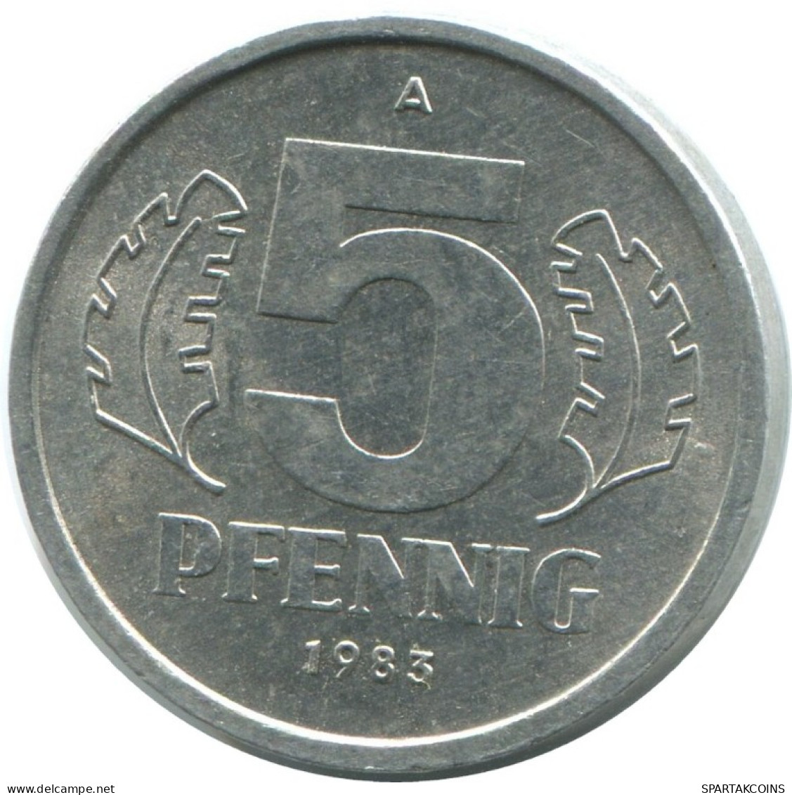 5 PFENNIG 1983 A DDR EAST GERMANY Coin #AE015.U.A - 5 Pfennig