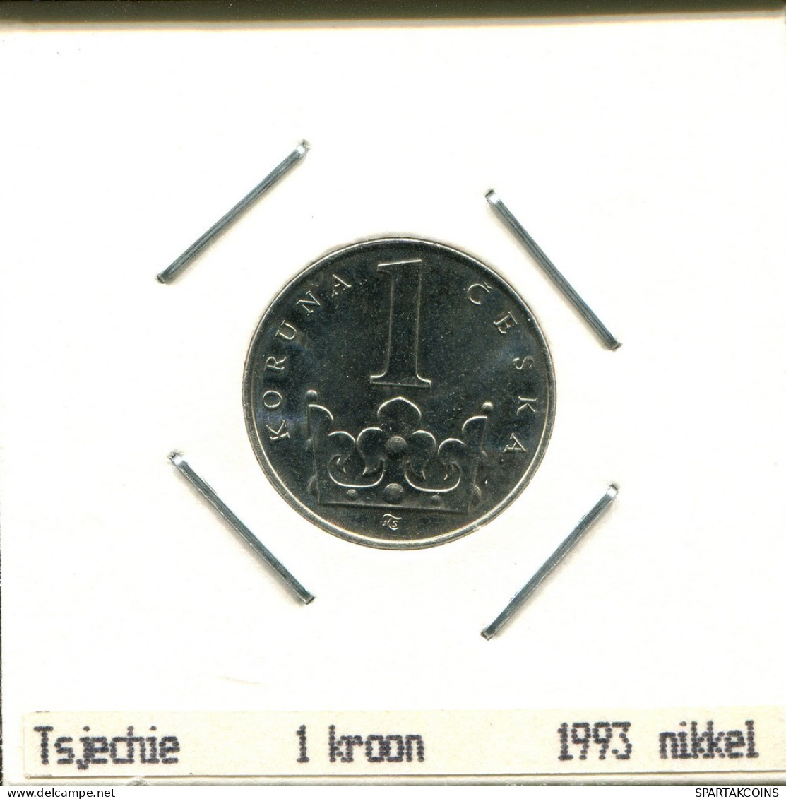 1 KORUN 1993 CZECHOSLOVAKIA Coin #AS547.U.A - Tsjechoslowakije