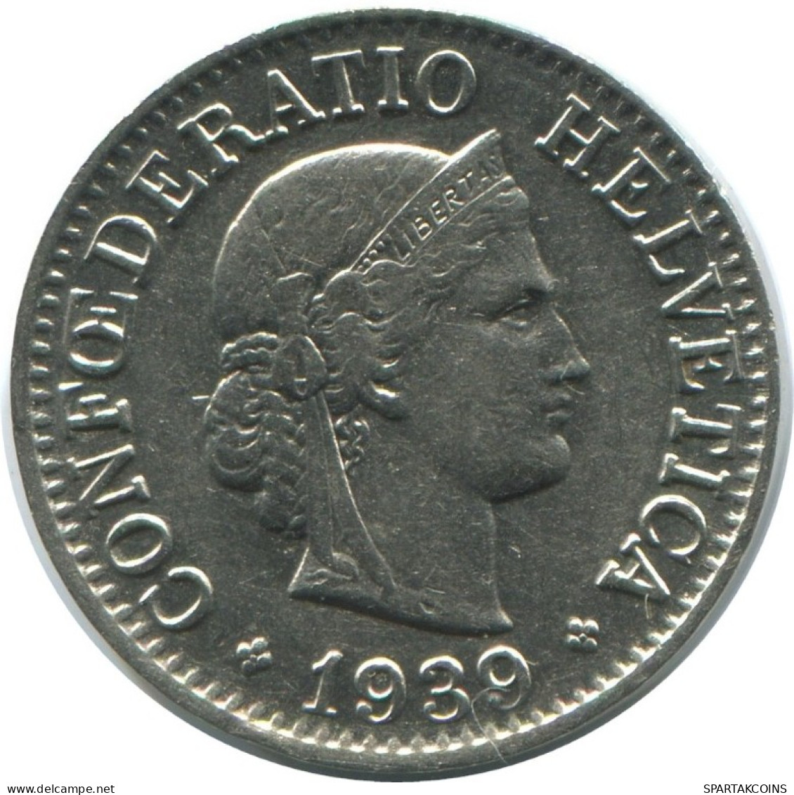 10 RAPPEN 1939 B SWITZERLAND Coin HELVETIA #AD950.2.U.A - Autres & Non Classés