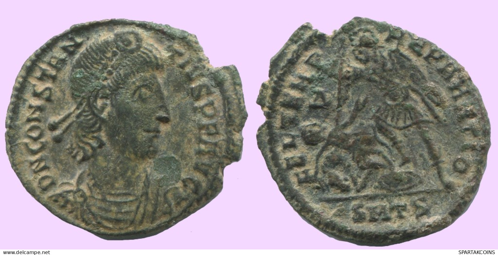 Authentische Antike Spätrömische Münze RÖMISCHE Münze 2.3g/20mm #ANT2369.14.D.A - The End Of Empire (363 AD To 476 AD)