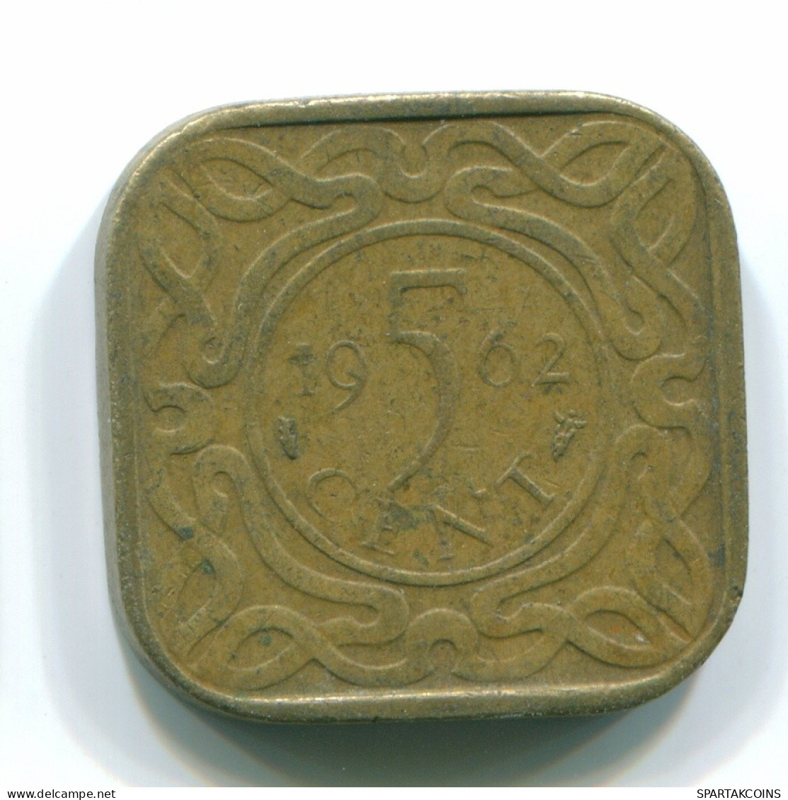 5 CENTS 1962 SURINAME Netherlands Nickel-Brass Colonial Coin #S12689.U.A - Surinam 1975 - ...