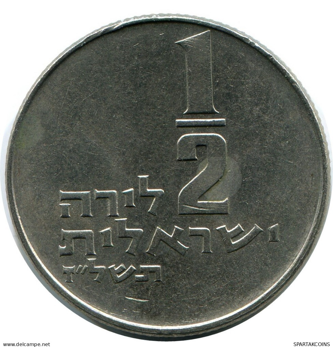 1/2 LIRA 1977 ISRAEL Coin #AR870.U.A - Israel