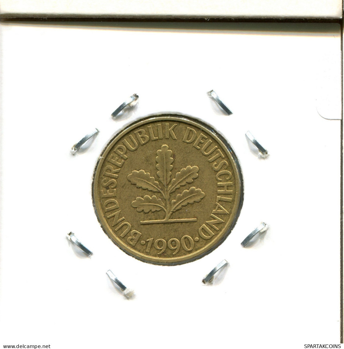 10 PFENNIG 1990 F BRD ALEMANIA Moneda GERMANY #DB473.E.A - 10 Pfennig