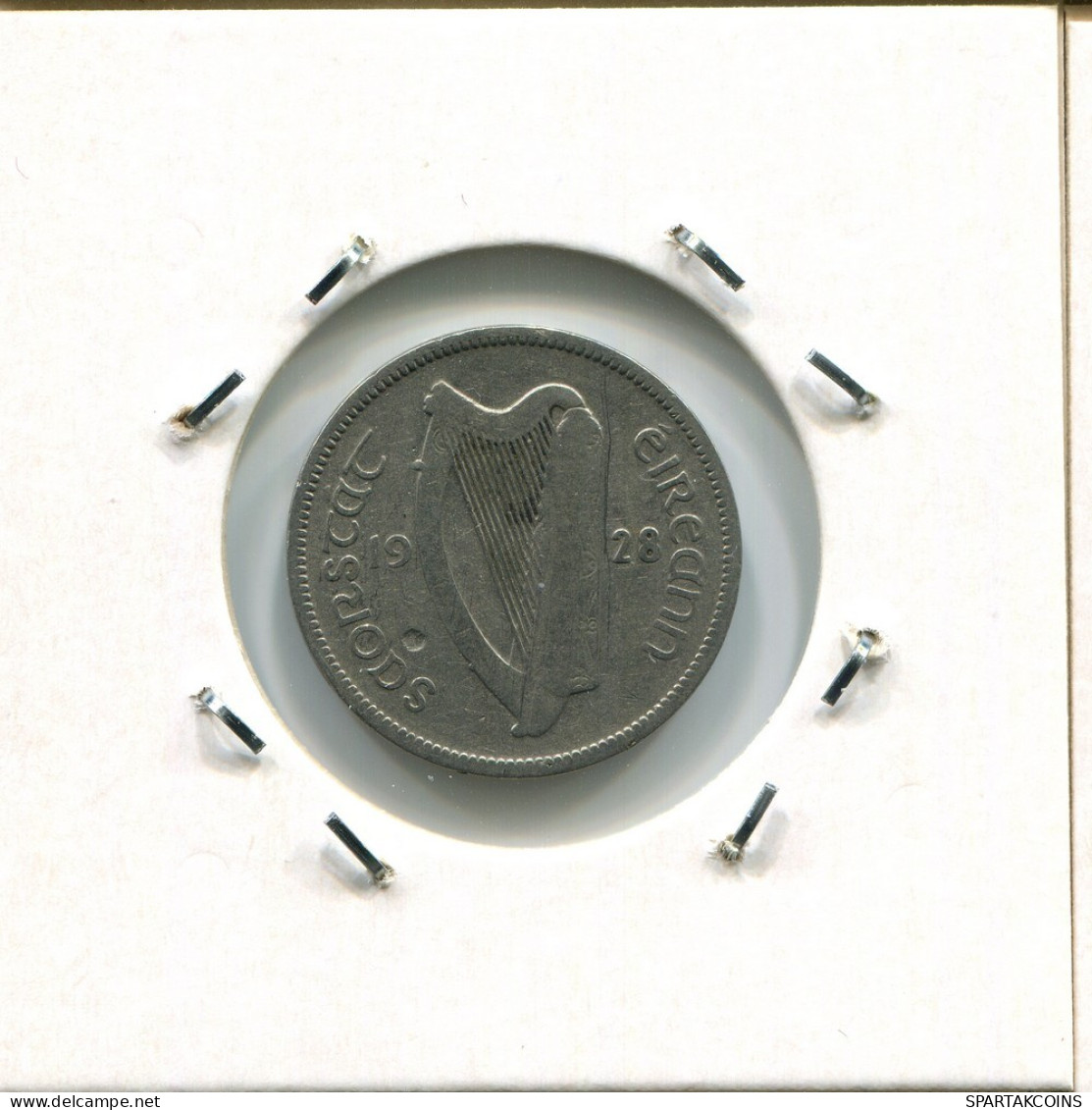 6 PENCE 1928 IRLANDE IRELAND Pièce #AR589.F.A - Irlanda