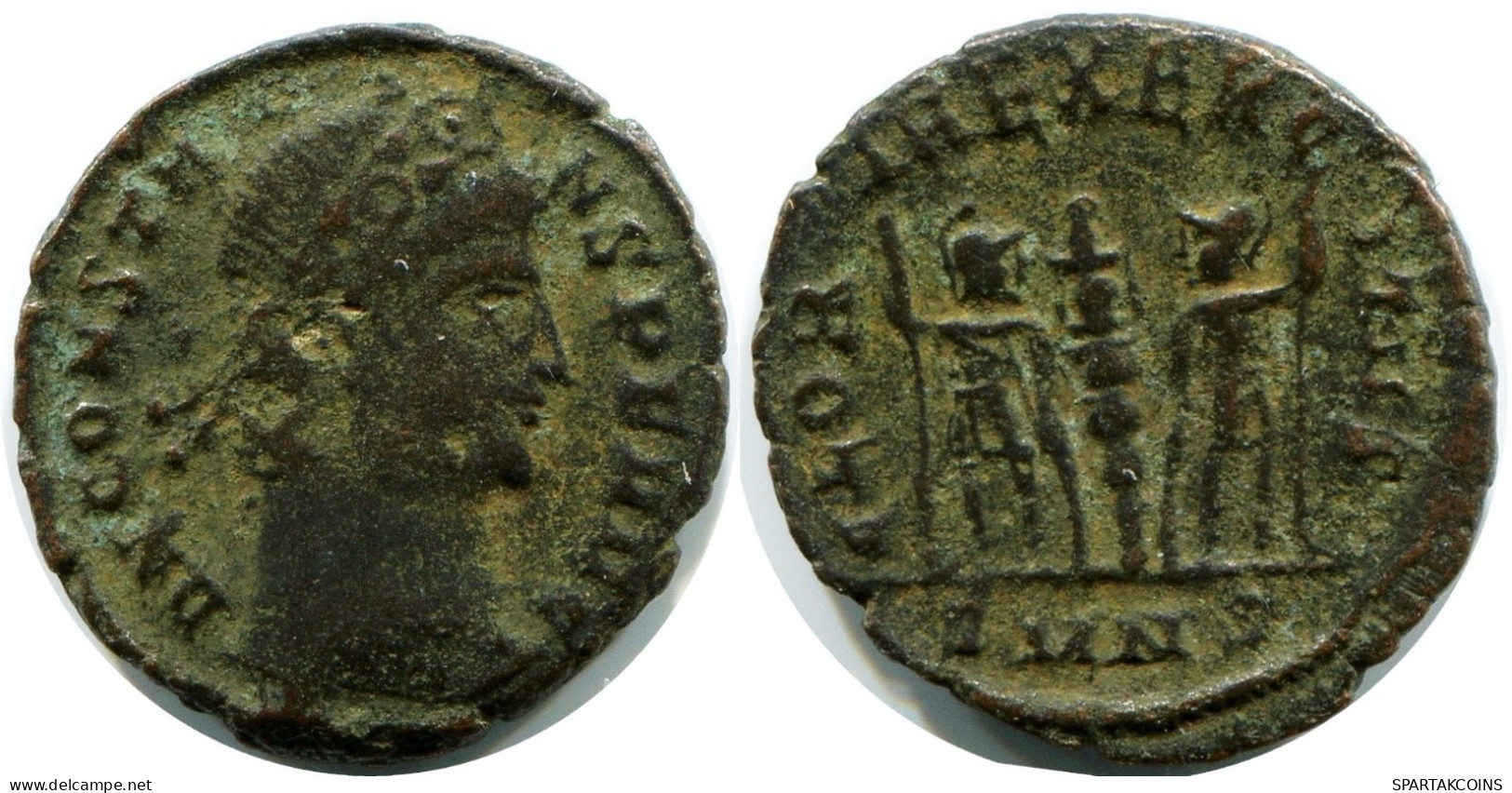 CONSTANS MINTED IN NICOMEDIA FOUND IN IHNASYAH HOARD EGYPT #ANC11738.14.D.A - L'Empire Chrétien (307 à 363)