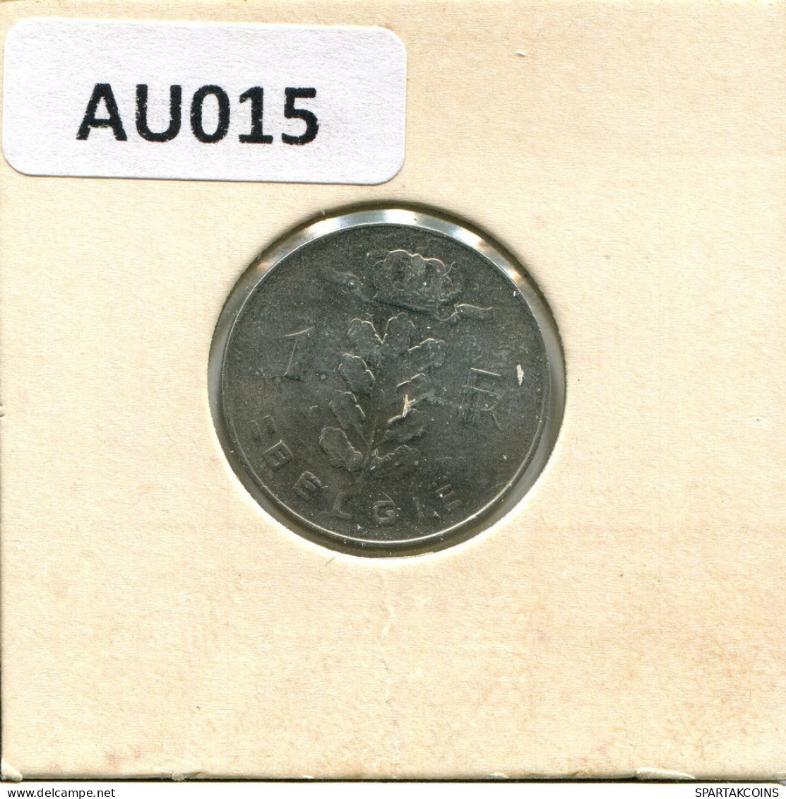 1 FRANC 1977 DUTCH Text BELGIUM Coin #AU015.U.A - 1 Franc