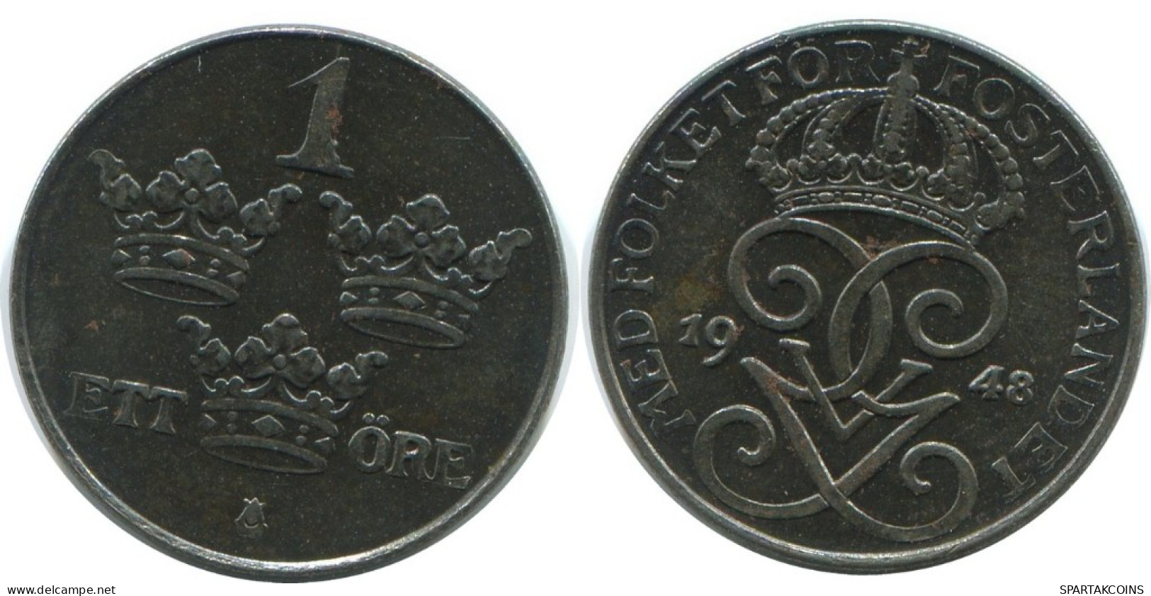 1 ORE 1948 SUECIA SWEDEN Moneda #AD273.2.E.A - Suecia