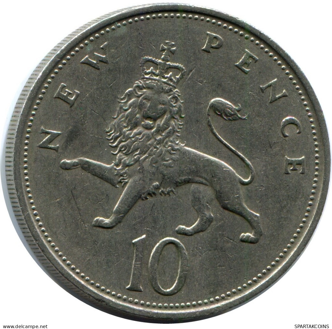 10 NEW PENCE 1968 UK GROßBRITANNIEN GREAT BRITAIN Münze #AZ016.D.A - Altri & Non Classificati