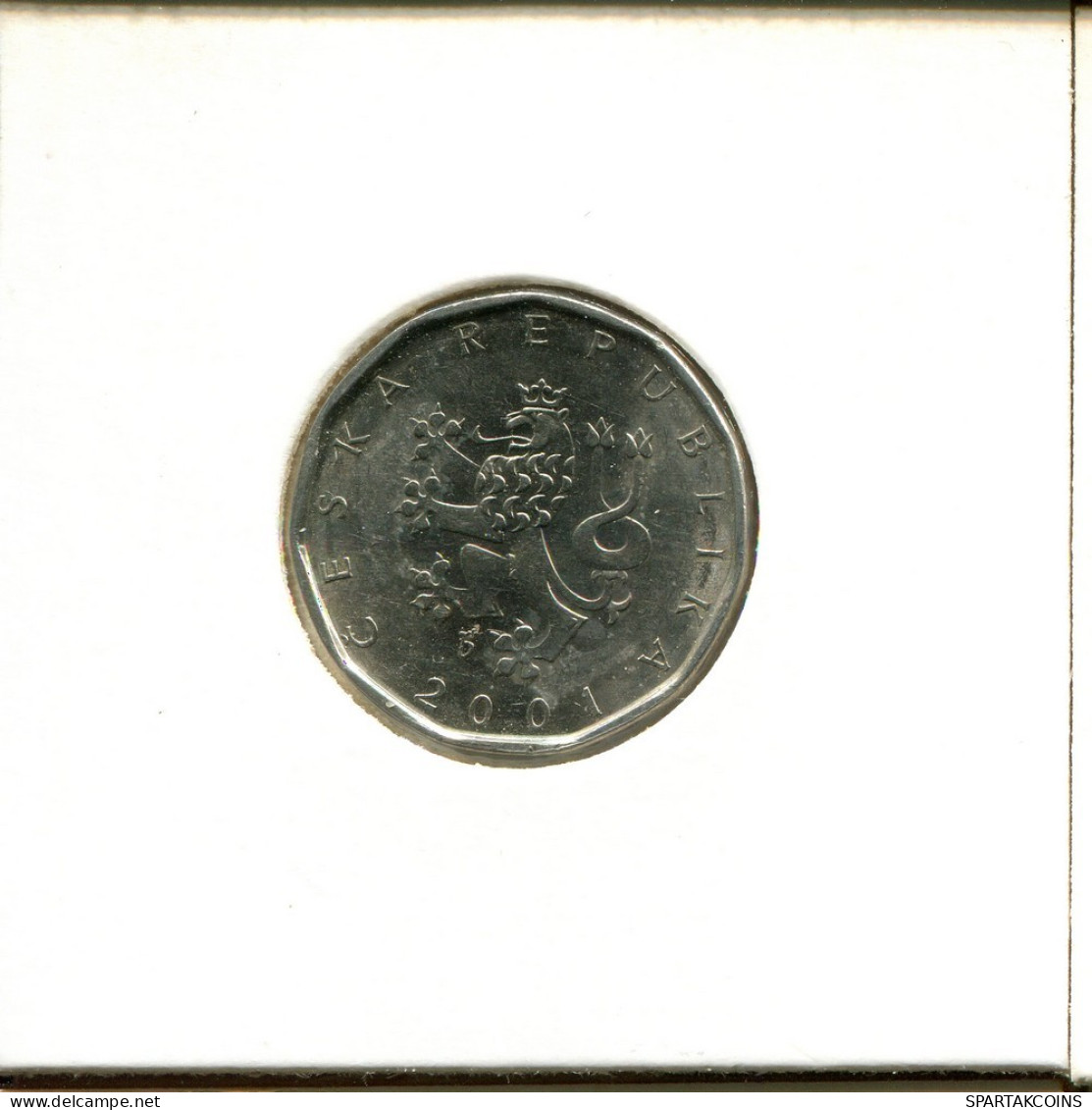 2 KORUN 2001 TSCHECHIEN CZECH REPUBLIC Münze #AS920.D.A - Tschechische Rep.