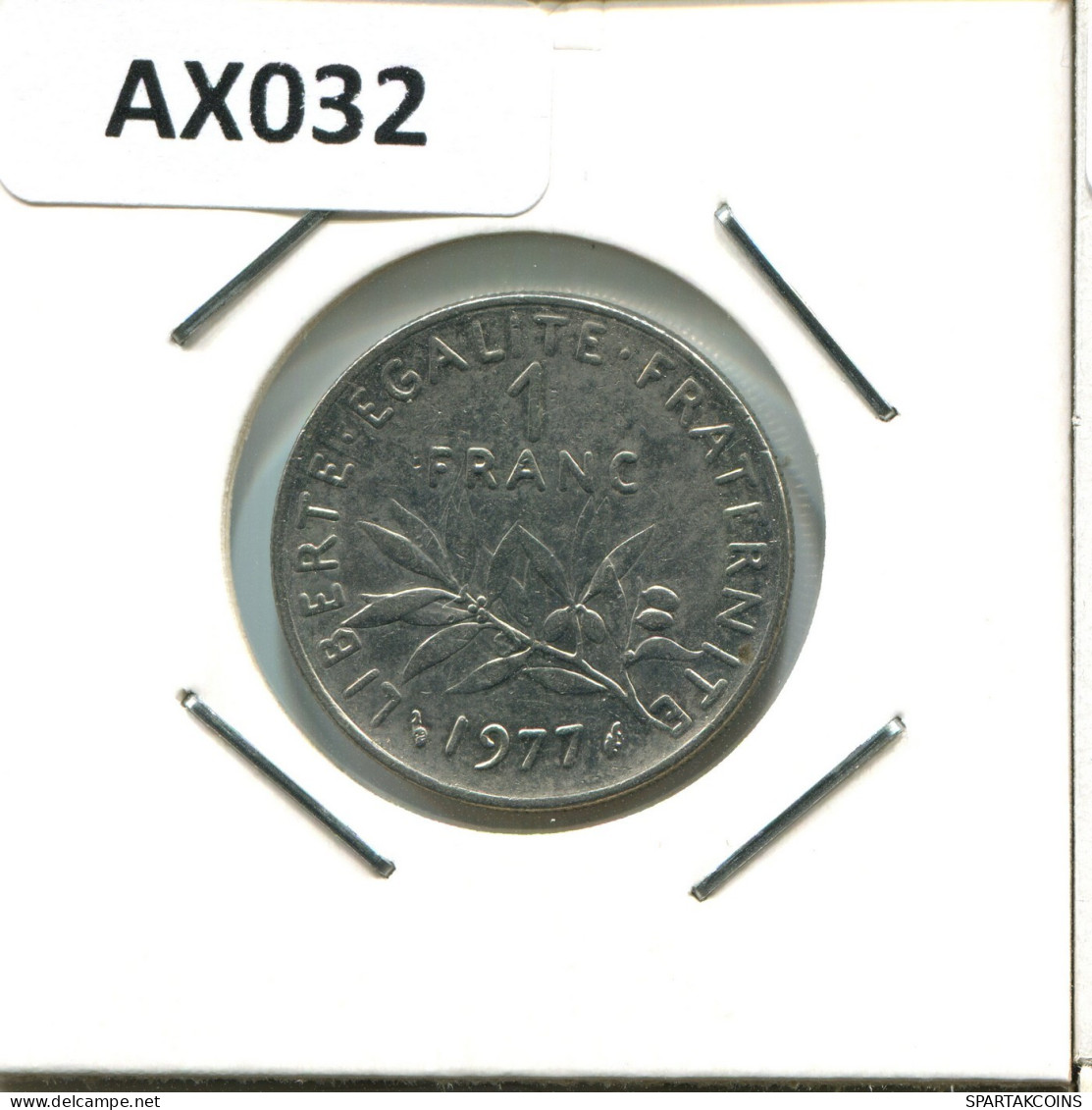 1 FRANC 1977 FRANCE Pièce #AX032.F.A - 1 Franc