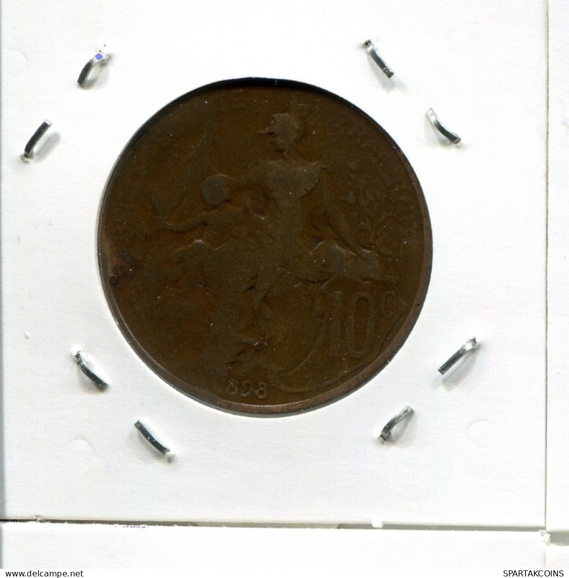 10 CENTIMES 1898 FRANKREICH FRANCE Französisch Münze #AN778.D.A - 10 Centimes