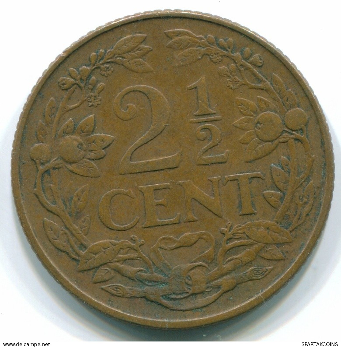 2 1/2 CENT 1965 CURACAO NÉERLANDAIS NETHERLANDS Bronze Colonial Pièce #S10242.F.A - Curaçao
