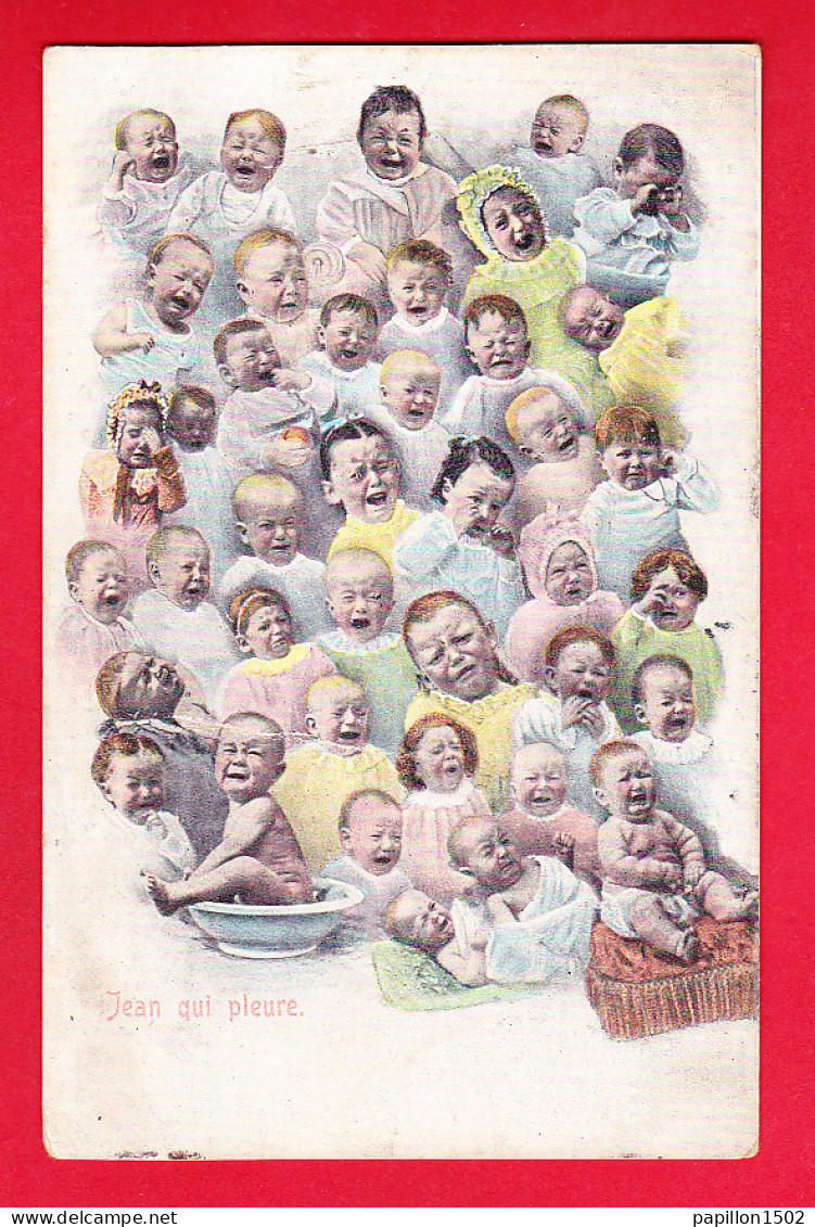 Enfants-182P130 Bébés Multiples, Jean Qui Pleure, Cpa  - Babies