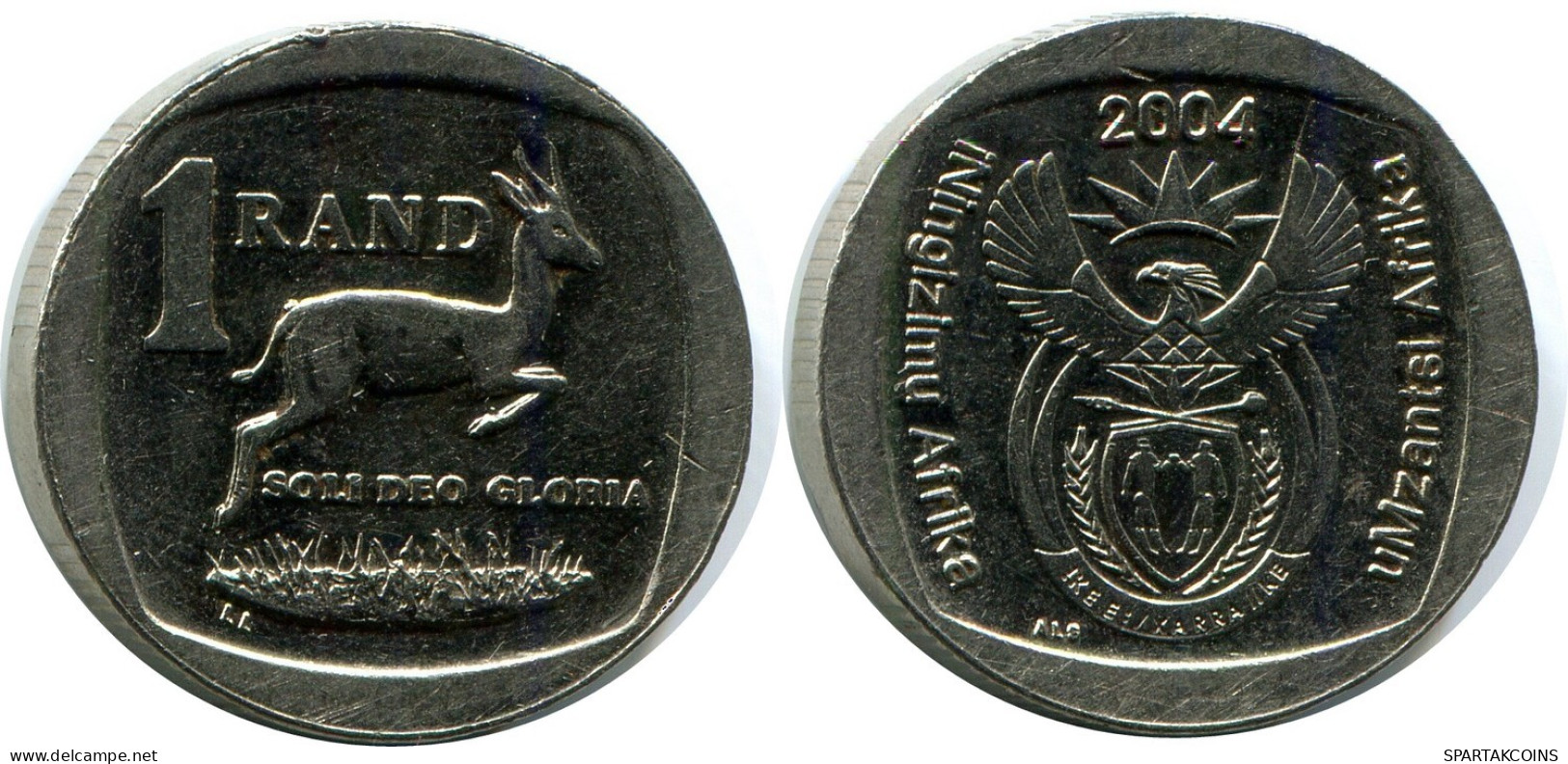 1 RAND 2004 SUDAFRICA SOUTH AFRICA Moneda #AP941.E.A - Sudáfrica