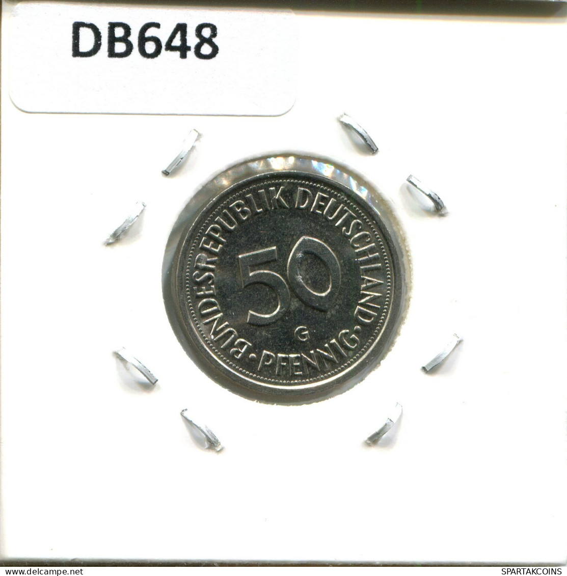 50 PFENNIG 1992 G BRD DEUTSCHLAND Münze GERMANY #DB648.D.A - 50 Pfennig