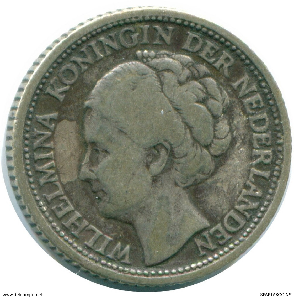 1/4 GULDEN 1944 CURACAO Netherlands SILVER Colonial Coin #NL10594.4.U.A - Curacao