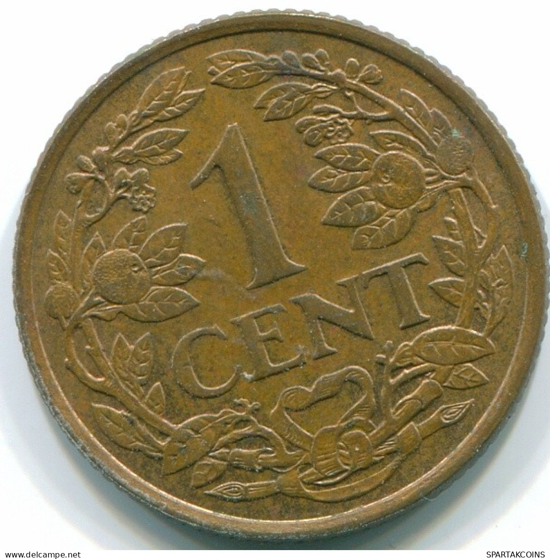 1 CENT 1968 NETHERLANDS ANTILLES Bronze Fish Colonial Coin #S10780.U.A - Niederländische Antillen
