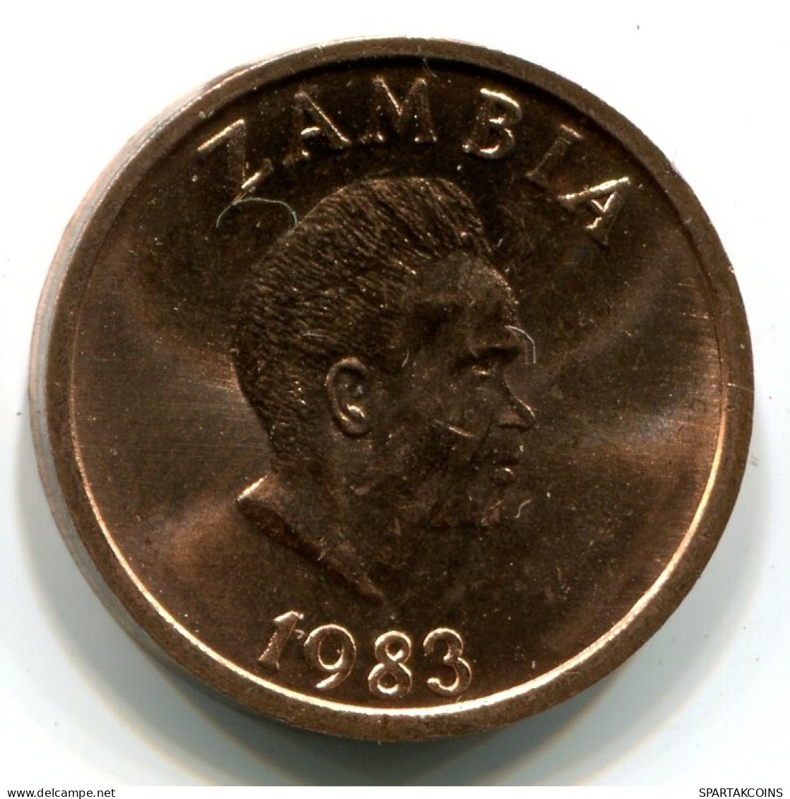 2 NGWEE 1983 ZAMBIA UNC Coin #W11317.U.A - Zambia