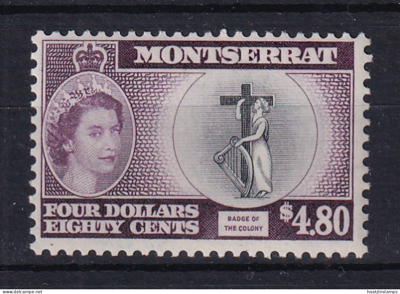 Montserrat: 1953/62   QE II - Pictorial   SG149a    $4.80  [inscr. 'Colony']  MH - Montserrat