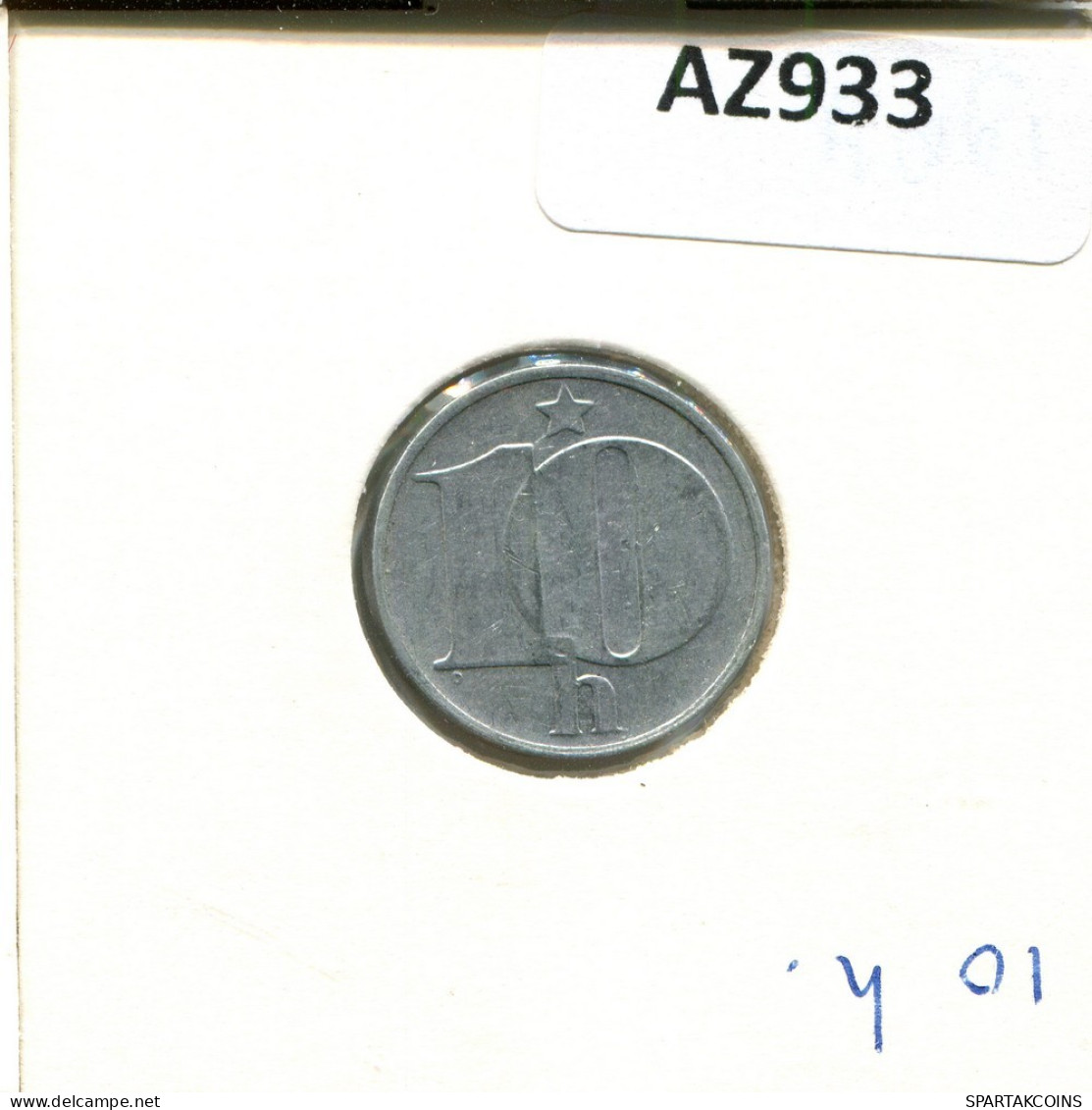 10 HALERU 1984 CHECOSLOVAQUIA CZECHOESLOVAQUIA SLOVAKIA Moneda #AZ933.E.A - Tchécoslovaquie