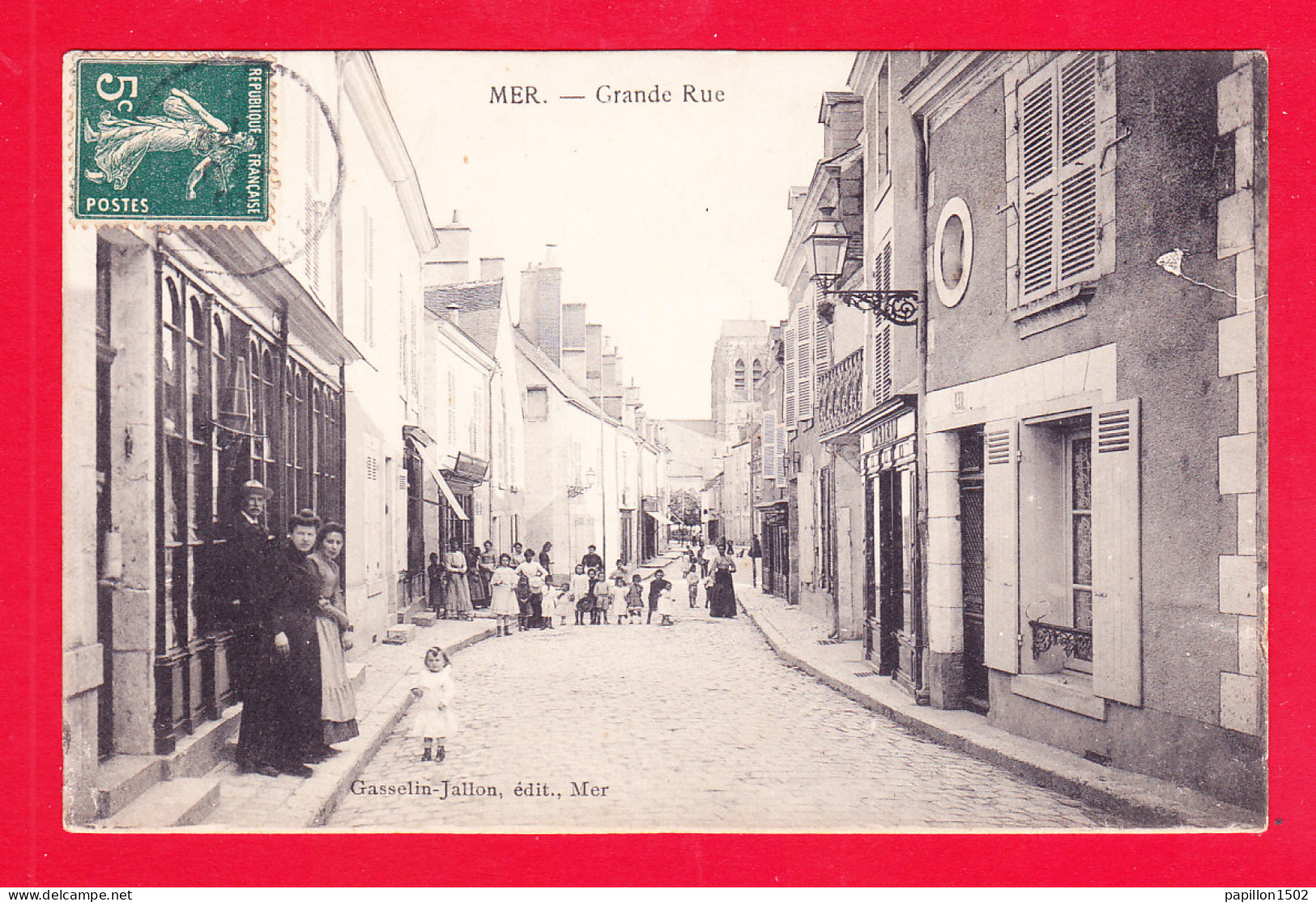 F-41-Mer-03A85  La Grande Rue, Petite Animation, Cpa BE - Mer