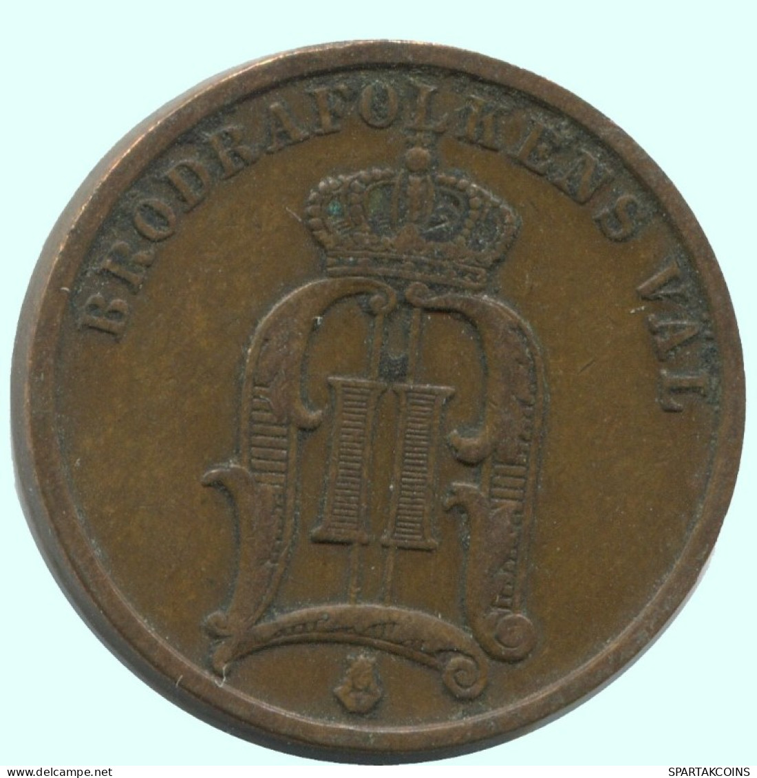 2 ORE 1899 SWEDEN Coin #AC887.2.U.A - Suecia