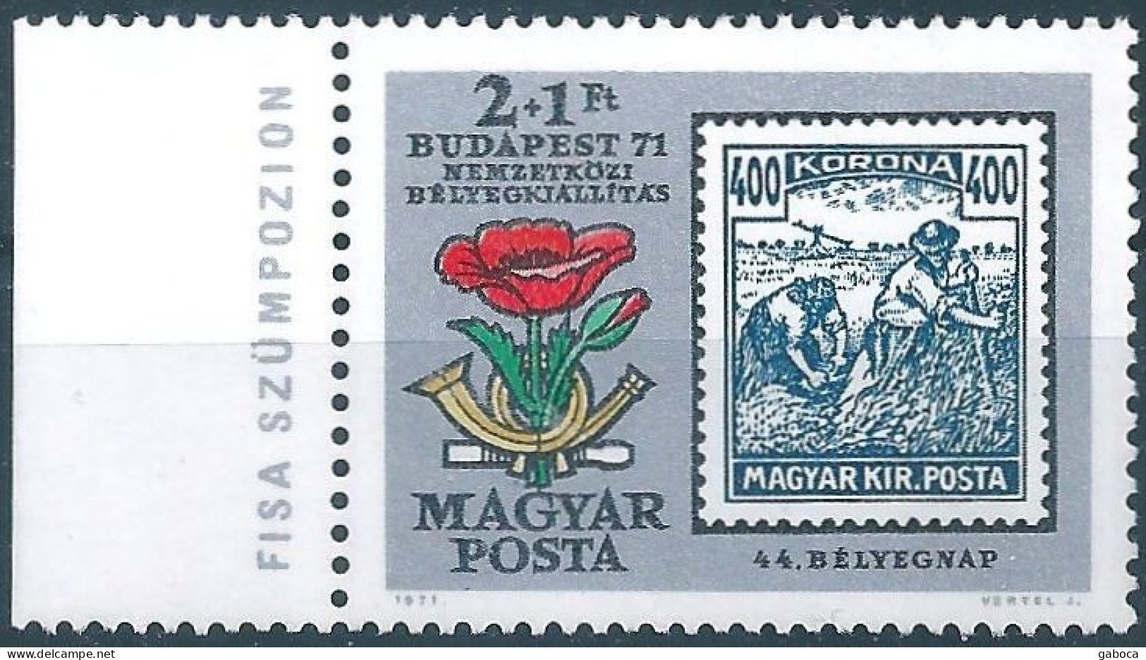 C5930 Hungary Philately Stamps Day Agriculture Flower Music Post MNH RARE - Stamps On Stamps