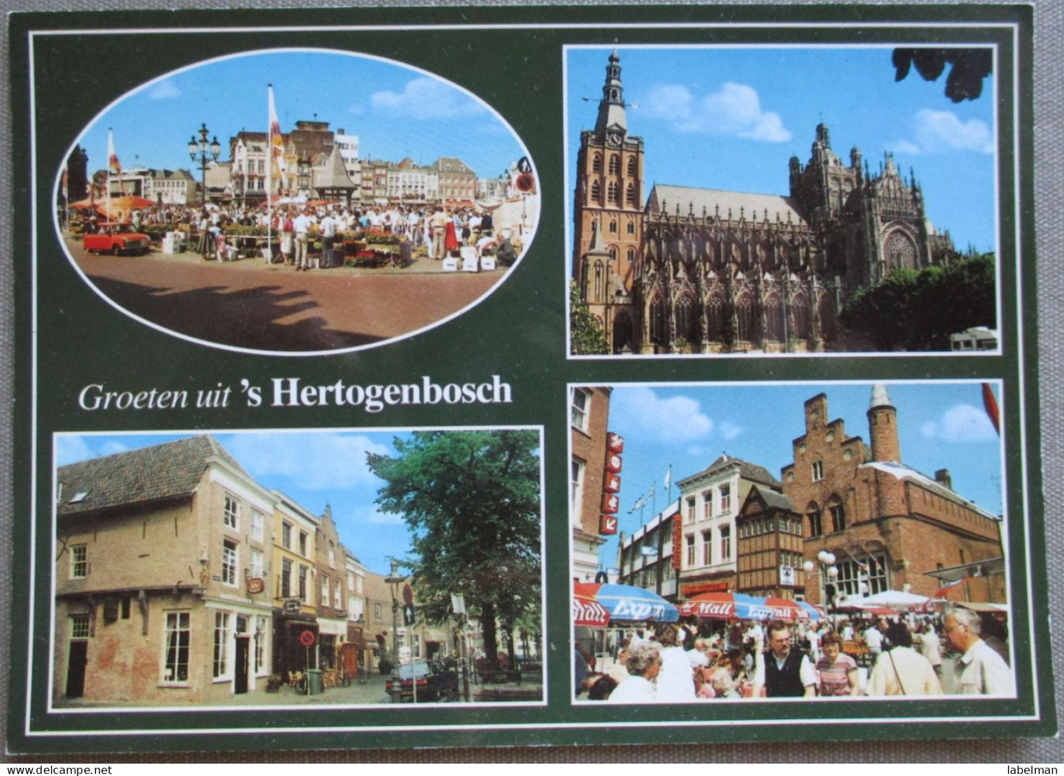 HOLLAND NETHERLAND S-HERTOGENBOSCH MULTI VIEW POSTCARD CARTOLINA ANSICHTSKARTE CARTE POSTALE POSTKARTE CARD KARTE - 's-Hertogenbosch