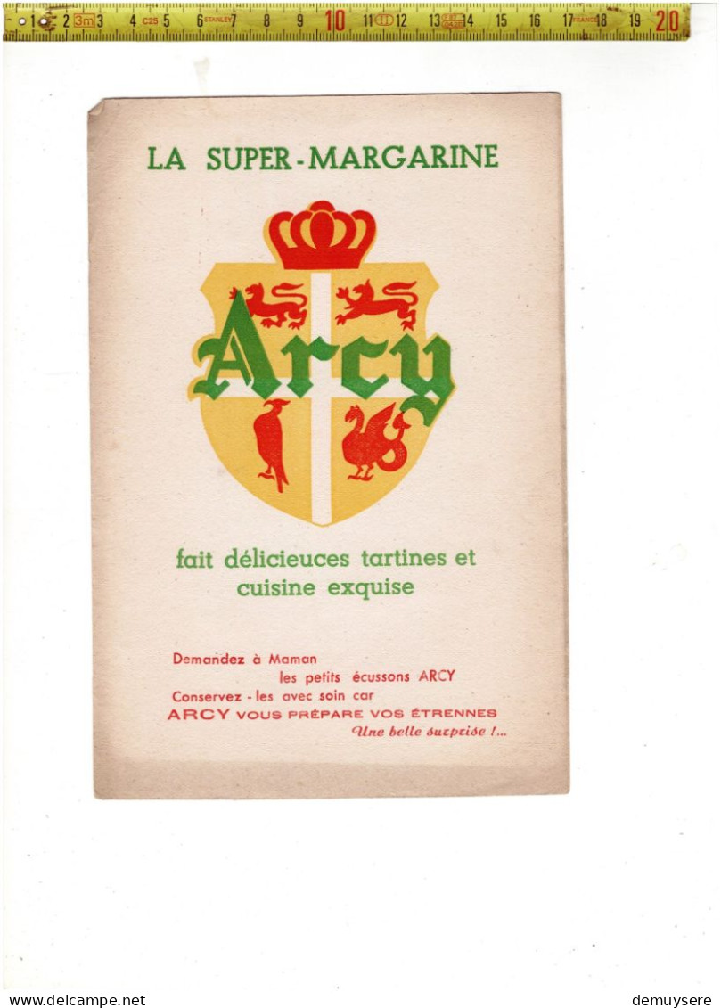 SOLDE 2022 ( BUVARD ?)  LA SUPER MARGARINE  ARCY - Publicidad