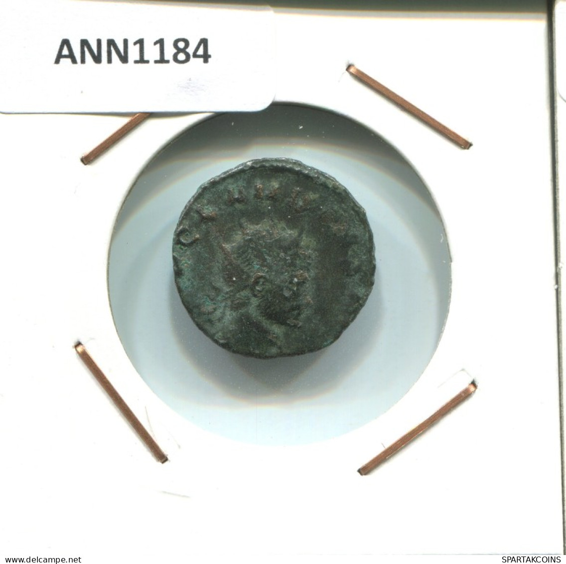 CLAUDIUS II GOTHICUS ROME IMP CLAVDIVS AVG IOVI VIC..2.7g/19m #ANN1184.15.F.A - The Military Crisis (235 AD To 284 AD)