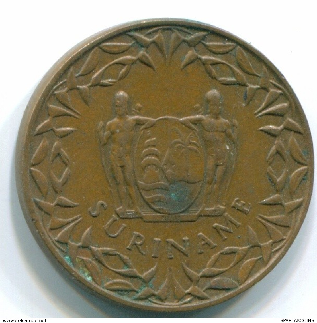 1 CENT 1970 SURINAM NIEDERLANDE Bronze Cock Koloniale Münze #S10948.D.A - Suriname 1975 - ...