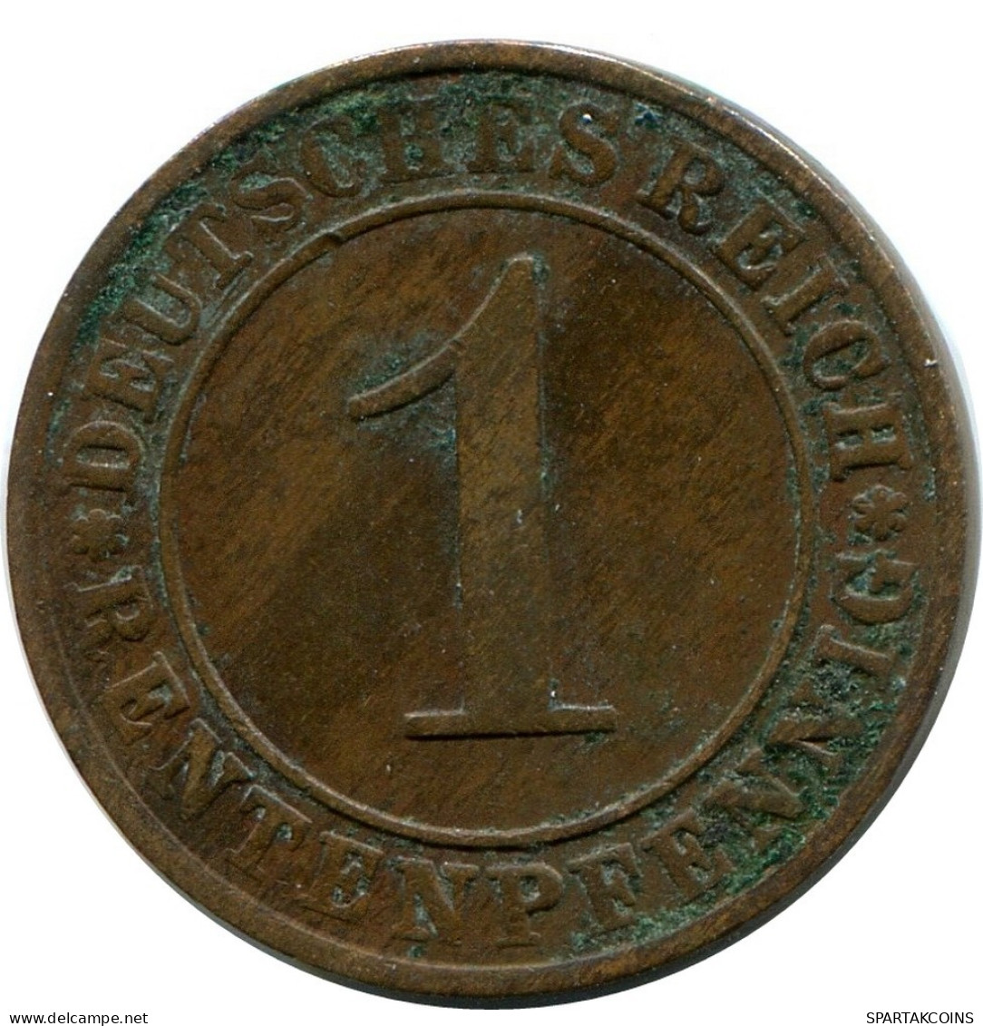 1 RENTENPFENNIG 1923 A ALEMANIA Moneda GERMANY #DB769.E.A - 1 Rentenpfennig & 1 Reichspfennig
