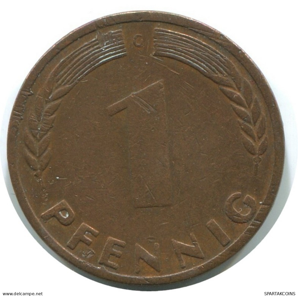 1 PFENNIG 1950 C BRD DEUTSCHLAND Münze GERMANY #AD898.9.D.A - 1 Pfennig