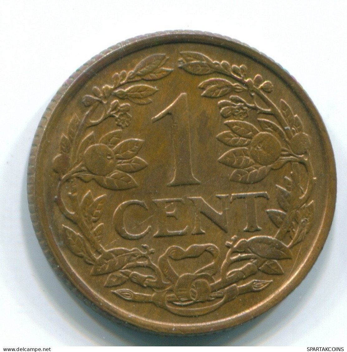 1 CENT 1967 NIEDERLÄNDISCHE ANTILLEN Bronze Fish Koloniale Münze #S11130.D.A - Antille Olandesi