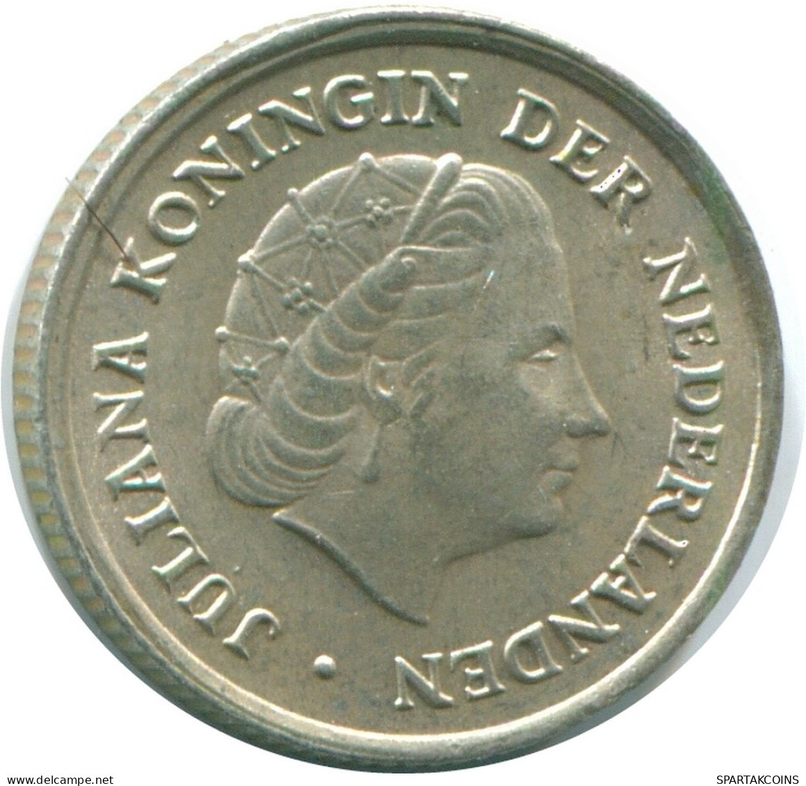 1/10 GULDEN 1970 ANTILLAS NEERLANDESAS PLATA Colonial Moneda #NL13027.3.E.A - Antille Olandesi