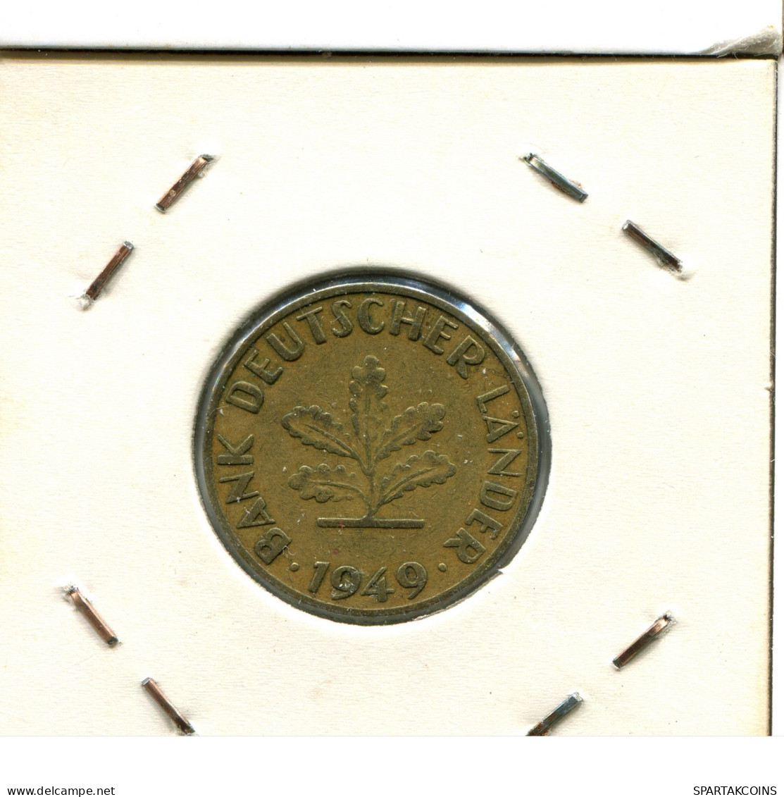 10 PFENNIG 1949 F ALEMANIA Moneda GERMANY #AW464.E.A - 10 Pfennig