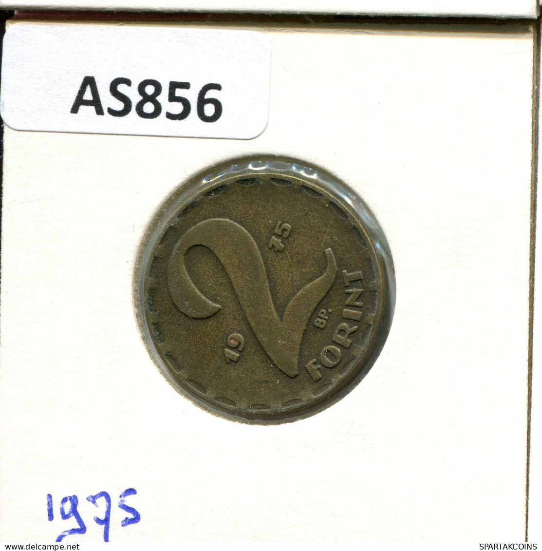 2 FORINT 1975 HUNGARY Coin #AS856.U.A - Hungría