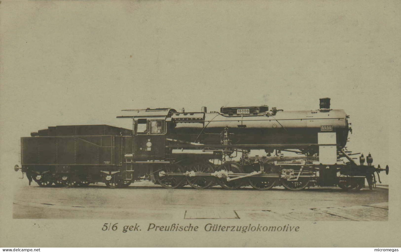 5/6 Gek. Preussische Güterzuglokomotive Gattung G 12 Der Preussisch-hessischen Reichsbahnen - Eisenbahnen